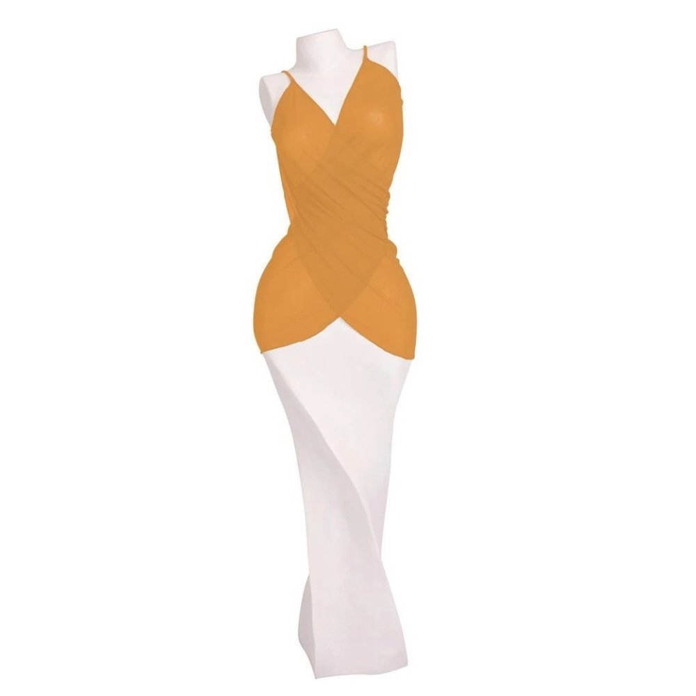 NWT Multi-Function Chamoix Pareo Mesh Sarong Dress